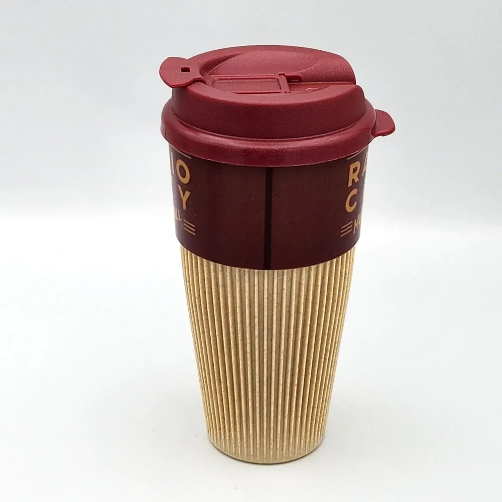 Radio City Music Hall Plastic Coffee Tumbler Mug Cup with Lid Whirley DrinkWorks